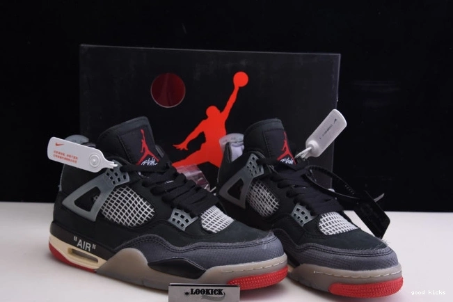 Cheap 4 White Jordan x Bred Air CV9388-001 Off Retro 0725